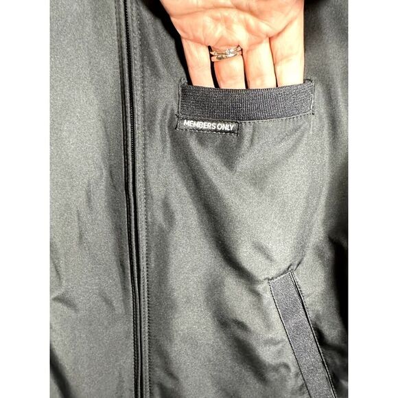 MEMBERS ONLY Men's Original Classic Iconic Racer Jacket Black Size Medium - Picture 4 of 16